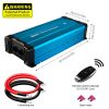 Inverter 12V 4000W voltage converter 533x262x113 mm pure sine wave voltage transformer
