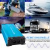 Inverter 12V 4000W voltage converter 533x262x113 mm pure sine wave voltage transformer