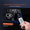 12V 230V 3000W tiszta szinuszos inverter LCD kijelzővel, USB és Type-C csatlakozóval távirányítóval közepes méretű háztartási gépekhez