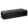 12V 230V 3000W tiszta szinuszos inverter LCD kijelzővel, USB és Type-C csatlakozóval távirányítóval közepes méretű háztartási gépekhez