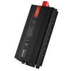 12V 230V 3000W tiszta szinuszos inverter LCD kijelzővel, USB és Type-C csatlakozóval távirányítóval közepes méretű háztartási gépekhez