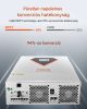 Hibrid napelemes inverter 24V 230V rendszerhez 3500W teljesítménnyel, 100A MPPT töltésvezérlővel, tiszta szinuszú, off-grid rendszerhez