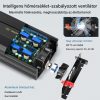 Tiszta szinuszos inverter 3000W DC 24V - AC 230V, autóinverter USB porttal, LCD kijelzővel, távirányítóval és EU aljzatokkal, lakóautókhoz, teherautókhoz, személygépkocsikhoz, napelemes rendszerekhez, utazáshoz, kempingezéshez