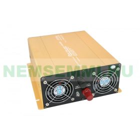   Inverter 12V 1500W feszültség átalakító 325x260x105 mm Power USB 2,1A tiszta szinuszhullámú feszültség transzformátor