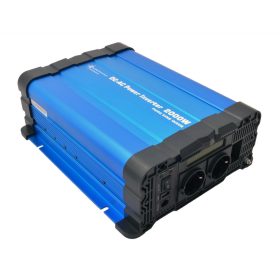   Inverter 24V 2000W feszültség átalakító 360x262x113 mm tiszta szinuszhullámú feszültség transzformátor