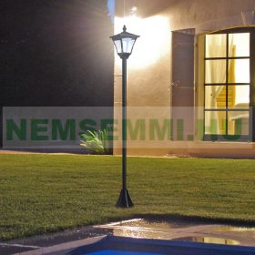   Napelemes kandeláber kerti lámpa világítás 120 cm lámpa 