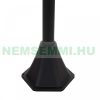Solar candelabra garden lamp lighting 2 LED lamps stainless steel