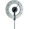 Garden thermometer outdoor mechanical design, analog, weatherproof aluminum