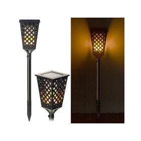 Napelemes kerti lámpa lángeffektussal 51 LED 30 lm  lángforma, beépített akkumulátorral