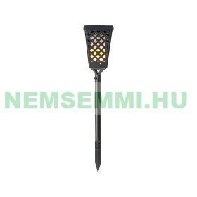 Napelemes kerti lámpa lángeffektussal 51 LED 30 lm  lángforma, beépített akkumulátorral
