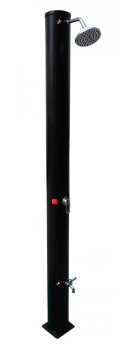 Extra large 40 liter solar shower with 40 liter tank mixing tap and foot washing tap