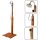 Garden shower hardwood design. Sauna real wooden shower in an elegant design.