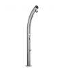 Design garden shower luxury stainless steel solar shower 25 liters with foot washing tap and mixing tap