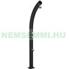 Design garden shower luxury stainless steel solar shower 25 liters with foot washing tap and mixing tap