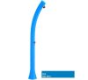 Colorful curved garden shower 2 year warranty blue solar shower 28 liters with mixer tap