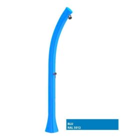   Színes hajlított kerti zuhany 2 év garancia kék szolár zuhanyzó 28 literes, keverőcsappal