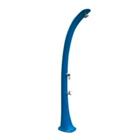   Design kerti zuhany luxus színes szolár zuhanyzó kék 32 literes, lábmosó csappal és keverőcsappal