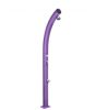 Design garden shower luxury purple solar shower 25 liters with foot washing tap and mixing tap