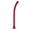 Colorful curved garden shower 2 year warranty red solar shower 28 liters with mixer tap