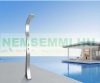 Design garden shower luxury colored shower pink 37 liters with foot washing tap and mixing tap