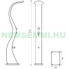 Design garden shower luxury colored shower pink 37 liters with foot washing tap and mixing tap
