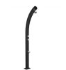 Design garden shower luxury colorful solar shower 25 liters with foot washing tap and mixing tap