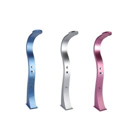   Design kerti szolár zuhany luxus inox zuhanyzó 37 literes, lábmosó csappal és keverőcsappal