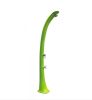 Design garden shower luxury colored solar shower green 32 liters, with foot washing tap and mixing tap