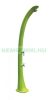 Design garden shower luxury colored solar shower green 32 liters, with foot washing tap and mixing tap
