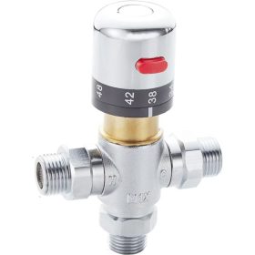 Termosztatikus keverőszelep 3/4" csatlakozóval termosztát Automata termosztátos keverőcsap