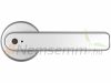 Smart door handle silver smart door handle with fingerprint scanner, PIN code for 35 - 55 mm door