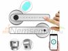 Smart door handle silver smart door handle with fingerprint scanner, PIN code for 35 - 55 mm door