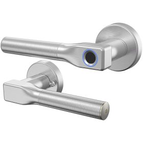   Okos ajtó kilincs ujjlenyomat leolvasóval, transzponderrel, alkalmazással 35-70 mm vastagságú ajtókhoz