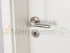 Smart door handle with fingerprint scanner, transponder, application for doors with a thickness of 35-70 mm