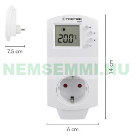   Konnektoros termosztát 3600W Hőmérséklet szabályzó kapcsoló hűtésre fűtésre 