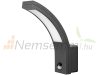 Adjustable outdoor LED lamp with motion sensor 15W black outdoor LED wall lamp with PIR sensor 1100 lm IP54