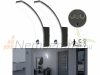 Adjustable outdoor LED lamp with motion sensor 2 pcs 20W black outdoor LED wall lamp with PIR sensor 2300 lm IP65