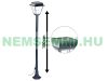 SWL-30 Hybrid solar LED lamp, optional mains operation with light sensor