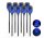 Solar flame lamp 8 pcs blue LED garden torch garden decor lighting