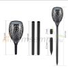 Solar flame lamp 8 pcs blue LED garden torch garden decor lighting