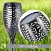 Solar flame lamp 8 pcs blue LED garden torch garden decor lighting