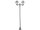 SWL-160 Solar LED garden light, 2 lights PIR and twilight sensor, 600 lumens
