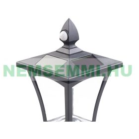   SWL-26 Napelemes LED kerti lámpa, PIR érzékelő, szürkület érzékelő, 100 lm, 160 cm