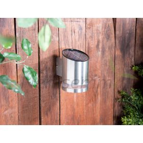 WL-125 Napelemes LED fali lámpa 4 darab rozsdamentes acél