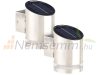 WL-125 Solar LED wall lamp 4 pieces stainless steel 