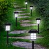 Ground Solar Garden Light 12 Piece Cottage Style Solar Light Set