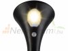 Solar garden lamp that can be inserted into the ground. 2 solar lamps with warm white light and motion sensor