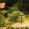 3-piece solar garden lamp that can be inserted into the ground, waterproof outdoor lighting, warm white LED, 10-12 hours of operation, black color