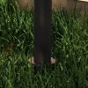 3-piece solar garden lamp that can be inserted into the ground, waterproof outdoor lighting, warm white LED, 10-12 hours of operation, black color