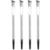 Solar garden lamp that can be inserted into the ground, 4-piece LED solar lamp with twilight sensor